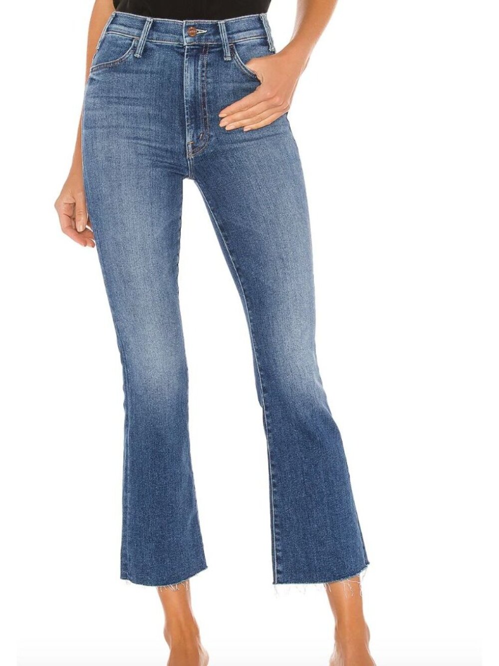 MOTHER The Hustler Ankle Fray Satisfaction Guaranteed Fray Size 26